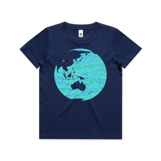 Nations: Turquoise Kids/Youth T-Shirt 4-14