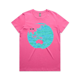 Nations: Turquoise Women's T-Shirt XS-3XL