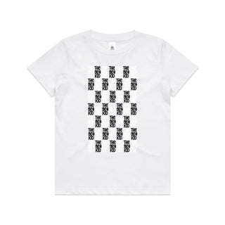 Mosaic: Monochrome Kids/Youth TShirt 4-14