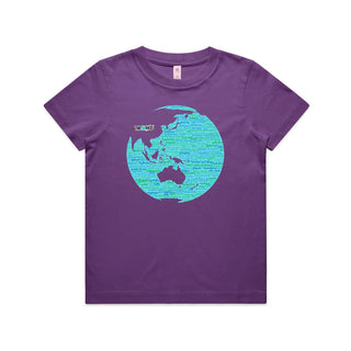 Nations: Turquoise Kids/Youth T-Shirt 4-14