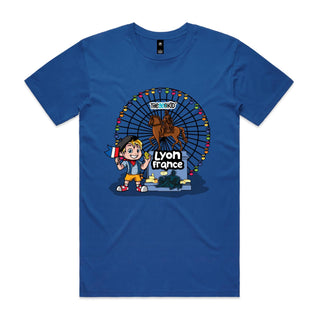Tasty Travels: Lyon, France Men's T-Shirt SM-4XL