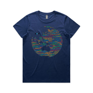 Nations: Vibrant Women's T-Shirt XS-3XL