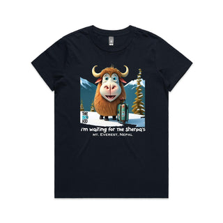 Nature's Navigators: Happy Yak Women's T-Shirt XS-3XL