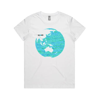 Nations: Turquoise Women's T-Shirt XS-3XL