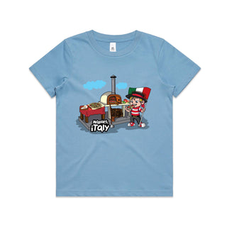 Tasty Travels: Naples, Italy Kids/Youth T-Shirt 4-14