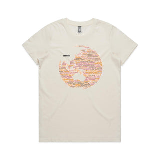 Nations: Peach Women's T-Shirt XS-3XL