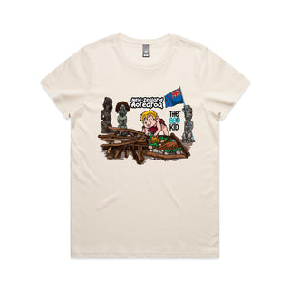 Tasty Travels: Aotearoa, New Zealand Women's T-Shirt XS-3XL