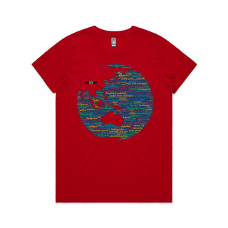 Nations: Vibrant Women's T-Shirt XS-3XL