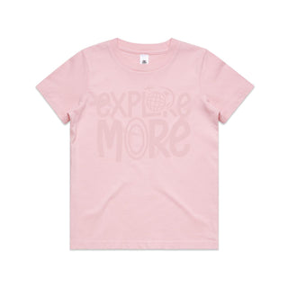 Explore More: Subtle One Colour Tonal Kids/Youth T-Shirt XS-3XL