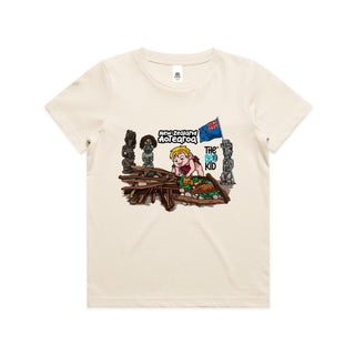 Tasty Travels: Aotearoa, NZ Kids/Youth T-Shirt 4-14