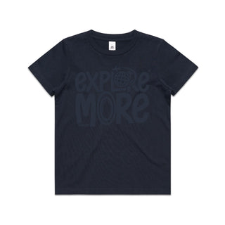 Explore More: Subtle One Colour Tonal Kids/Youth T-Shirt XS-3XL