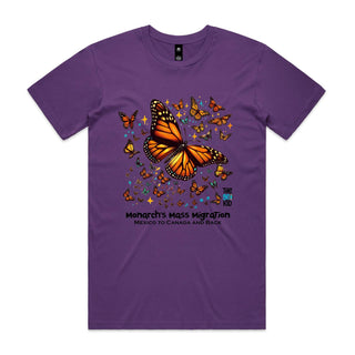 Nature's Navigators: Mexican Monarchs Men's T-Shirt SM-4XL