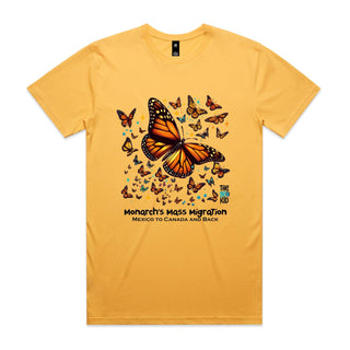 Nature's Navigators: Mexican Monarchs Men's T-Shirt SM-4XL