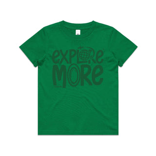 Explore More: Subtle One Colour Tonal Kids/Youth T-Shirt XS-3XL