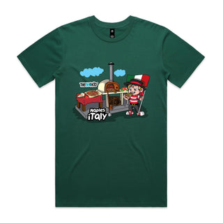 Tasty Travels: Naples, Italy Men's T-Shirt SM-4XL