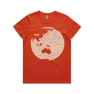 Nations: Peach Women's T-Shirt XS-3XL