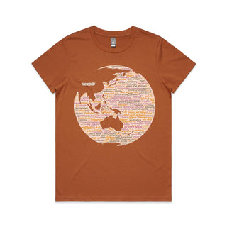 Nations: Peach Women's T-Shirt XS-3XL