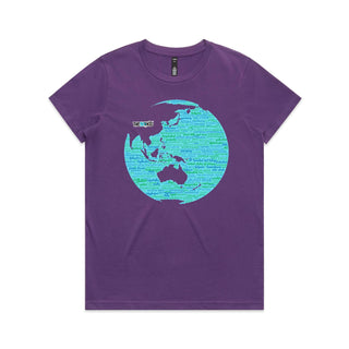 Nations: Turquoise Women's T-Shirt XS-3XL
