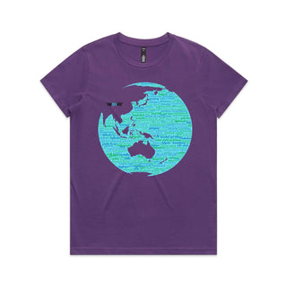 Nations: Turquoise Women's T-Shirt XS-3XL