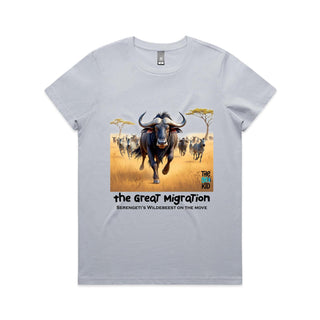 Nature's Navigators: Great Migration Women's T-Shirt XS-3XL