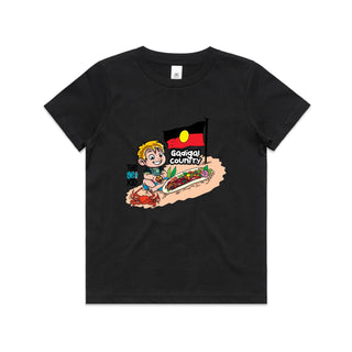 Tasty Travels: Gadigal Country Kids/Youth T-Shirt 4-14
