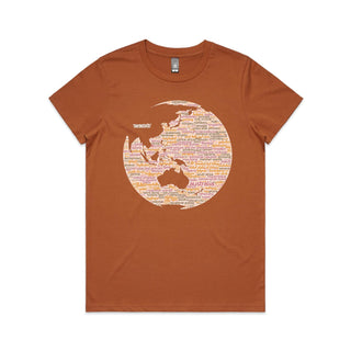 Nations: Peach Women's T-Shirt XS-3XL