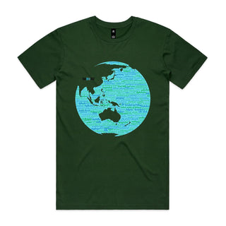 Nations: Turquoise Men's T-Shirt SM-4XL