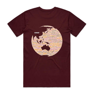 Nations: Peach Men's T-Shirt SM-4XL