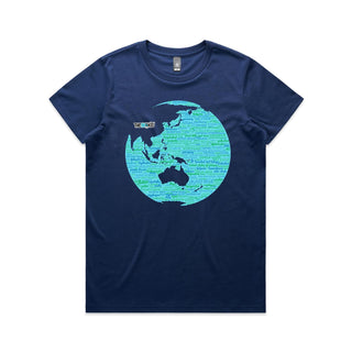 Nations: Turquoise Women's T-Shirt XS-3XL
