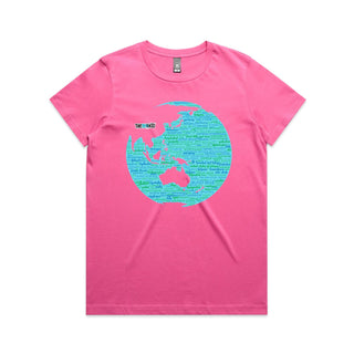 Nations: Turquoise Women's T-Shirt XS-3XL