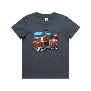 Tasty Travels: Naples, Italy Kids/Youth T-Shirt 4-14