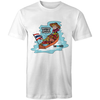 Tasty Travels: Damnoen Saduak, Thailand Mens T-Shirt SM-4XL
