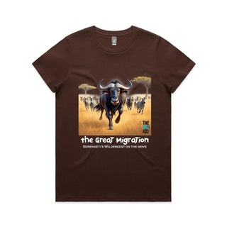 Nature's Navigators: Great Migration Women's T-Shirt XS-3XL