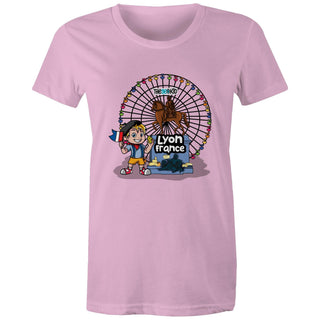 Tasty Travels Lyon, France: Women's T-Shirt XSM-2XL