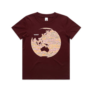Nations: Peach Kids/Youth T-Shirt 4-14