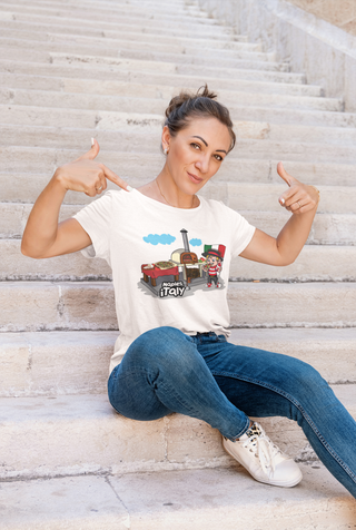 Tasty Travels Naples-Birthplace of Pizza! Women's T-Shirt XSM-2XL