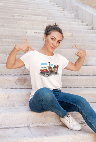 Tasty Travels Naples, Italy: Women's T-Shirt XSM-2XL