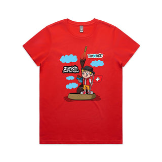 Tasty Travels: Zurich, Switzerland Womens' T-Shirt XS-3XL