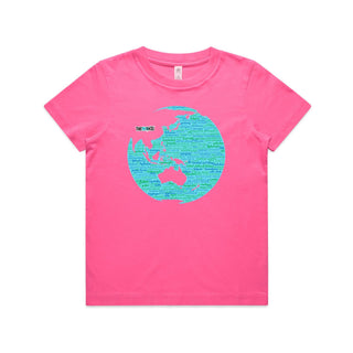 Nations: Turquoise Kids/Youth T-Shirt 4-14