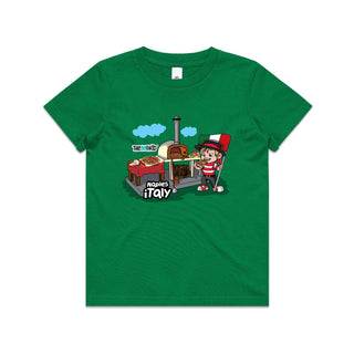 Tasty Travels: Naples, Italy Kids/Youth T-Shirt 4-14
