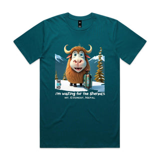 Nature's Navigators: Happy Yak Men's T-Shirt SM-4XL