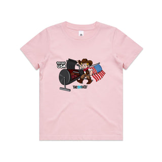 Tasty Travels: Texas, USA Kids/Youth T-Shirt 4-14