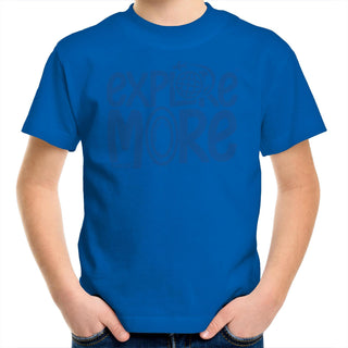 Explore More All Blue Kids/Youth T-Shirt 4-14
