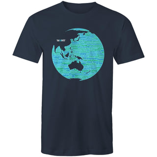 Nations: Turquoise Mens T-Shirt SM-4XL