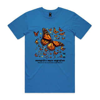 Nature's Navigators: Mexican Monarchs Men's T-Shirt SM-4XL