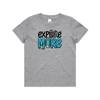 Explore More: Turquoise Kids/Teens T-Shirt 4-14