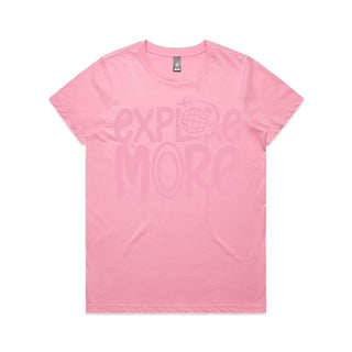 Explore More: Subtle One Colour Tonal Women's T-Shirt XS-3XL