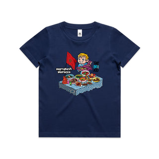 Tasty Travels: Marrakesh, Morocco Kids/Youth T-Shirt 4-14