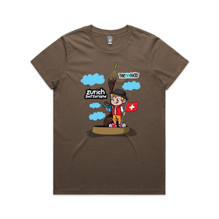 Tasty Travels: Zurich, Switzerland Womens' T-Shirt XS-3XL