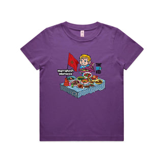 Tasty Travels: Marrakesh, Morocco Kids/Youth T-Shirt 4-14